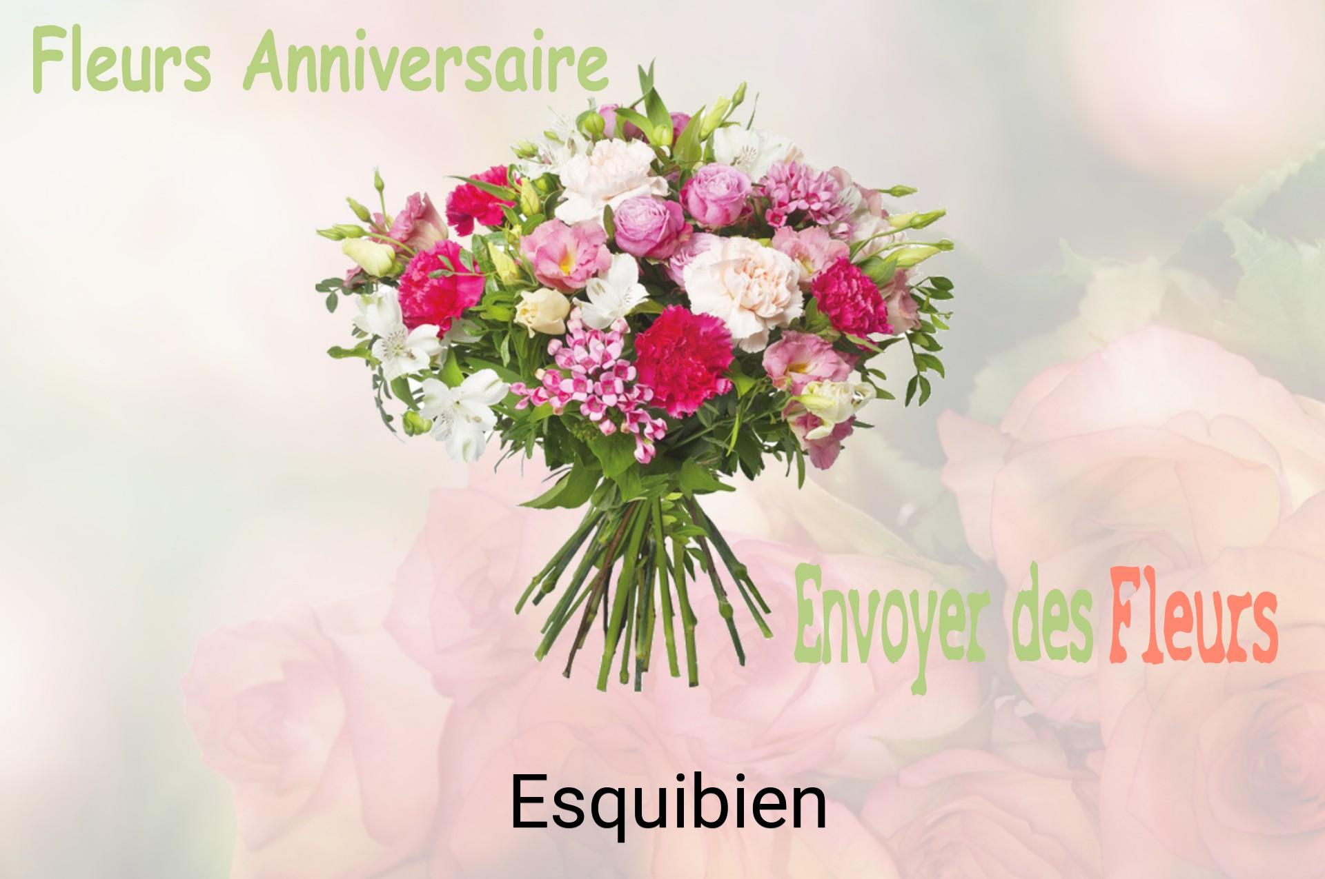 Bouquet de fleurs d’anniversaire livré à Esquibien
